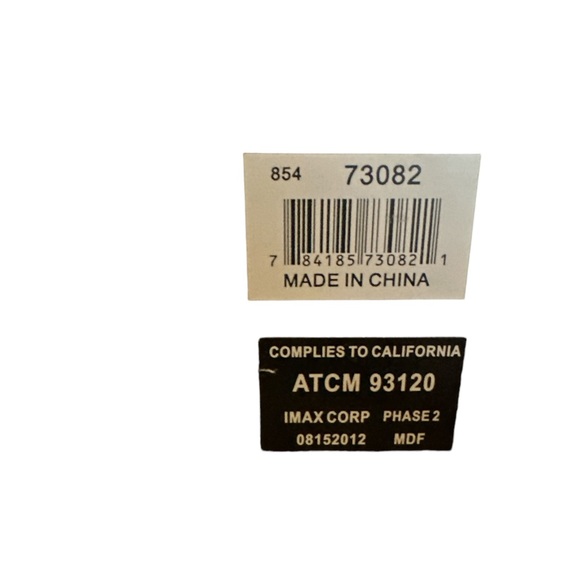 Rustic decor shelf with 4 metal removable baskets with 1-2-3-4 on baskets NWT - Picture 14 of 15